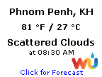 Click for Phnom-Penh, Cambodia Forecast